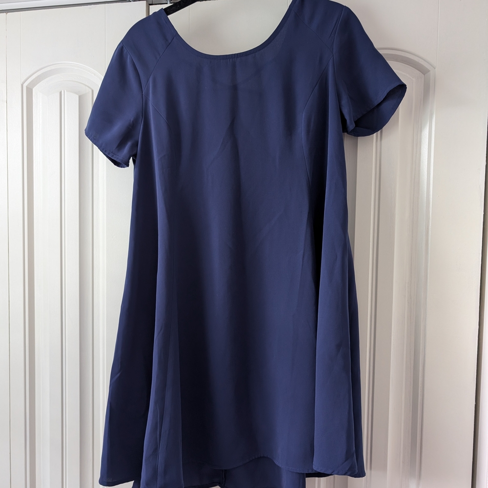 Lush Navy Blue Dress
